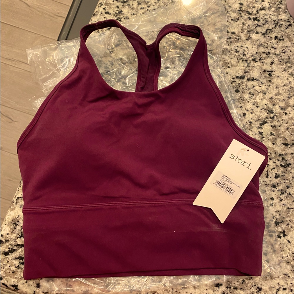 STORI - perseverance long line bra / crop tank!